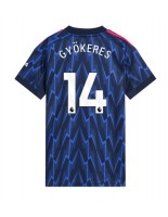 Arsenal Viktor Gyokeres #14 Bortedrakt Dame 2025-26 Korte ermer